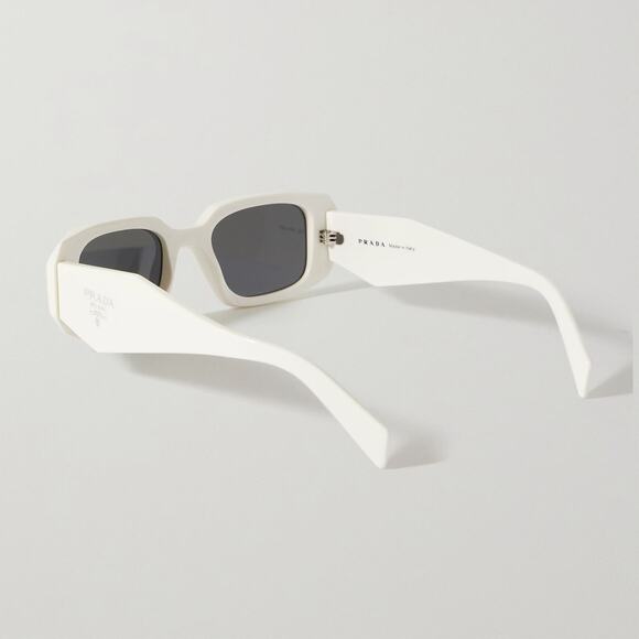 Prada Eyewear Squareframe Acetate Sunglasses - Ivory - Picture 4 of 5